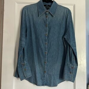 NWT Banana Republic Denim Button Down Shirt